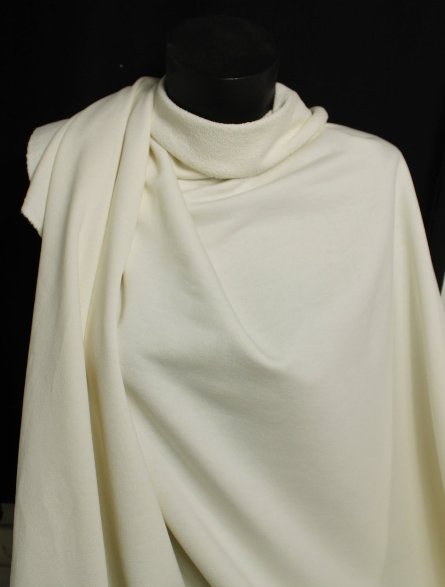 Tissu molleton japonais - blanc - photo 4/4 | So Tissus