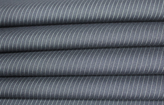 So Tissus - Tissu toile polyamide à rayures - gris foncé | Bennytex | Mondial Tissus | Cousette | Tissus de rêve | Tissus.net