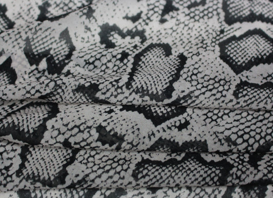 Tissu mousseline polyester - imprimé reptile - photo 2/6 | So Tissus