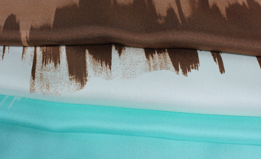 Tissu twill de soie - imprimé tacheté (motif de 1 mètre) - photo 2/5 | So Tissus