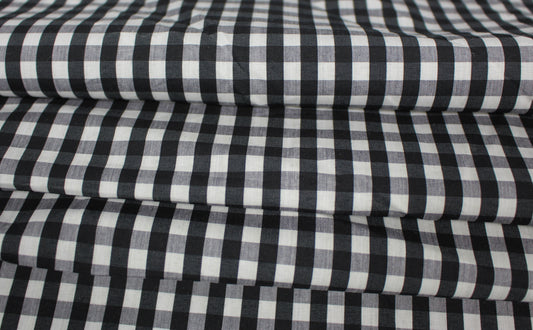 Tissu taffeta de coton imperméable - imprimé vichy - photo 2/5 | So Tissus