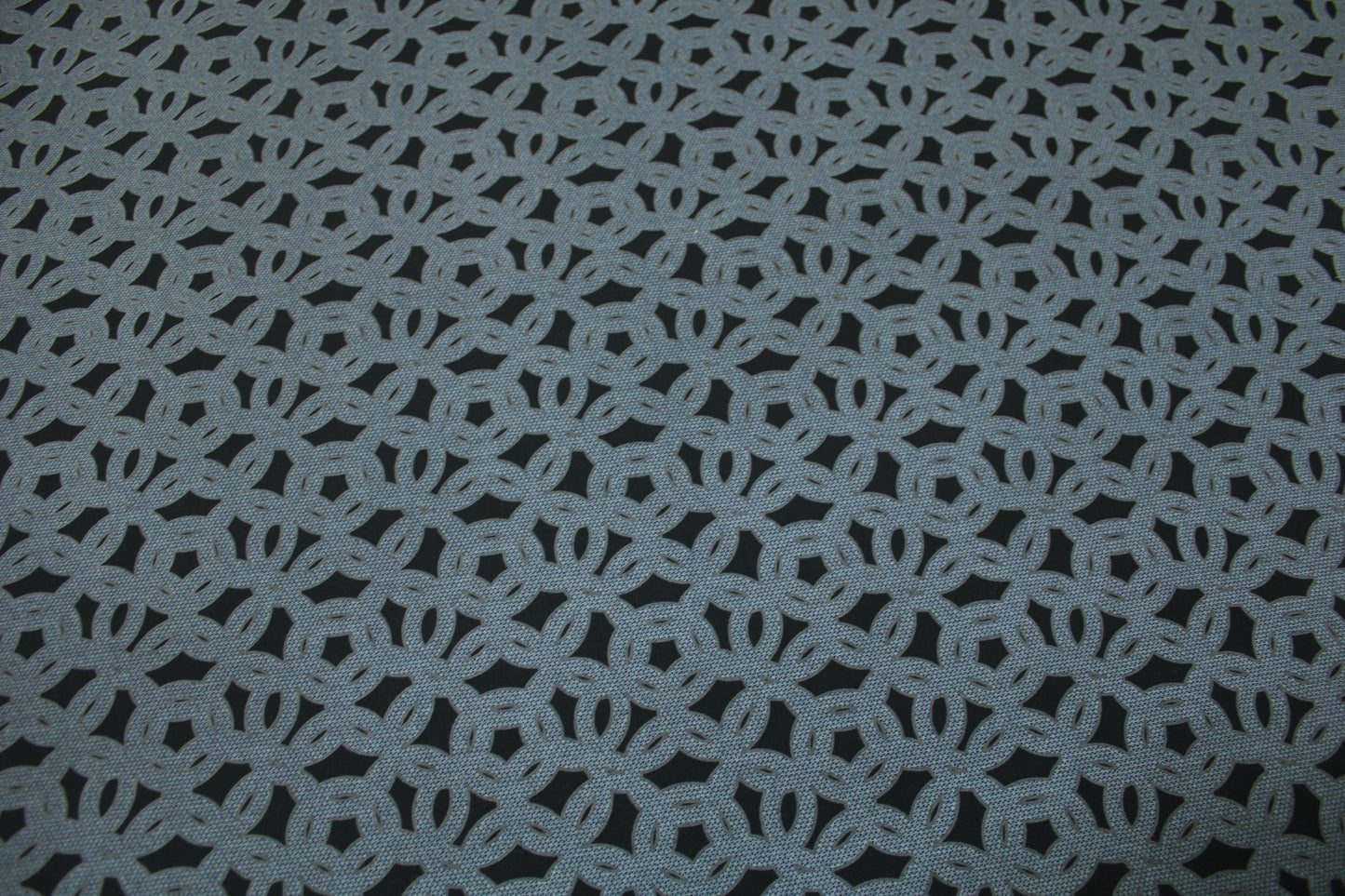 Tissu popeline de coton imprimé cercle - noir et gris - photo 5/5 | So Tissus