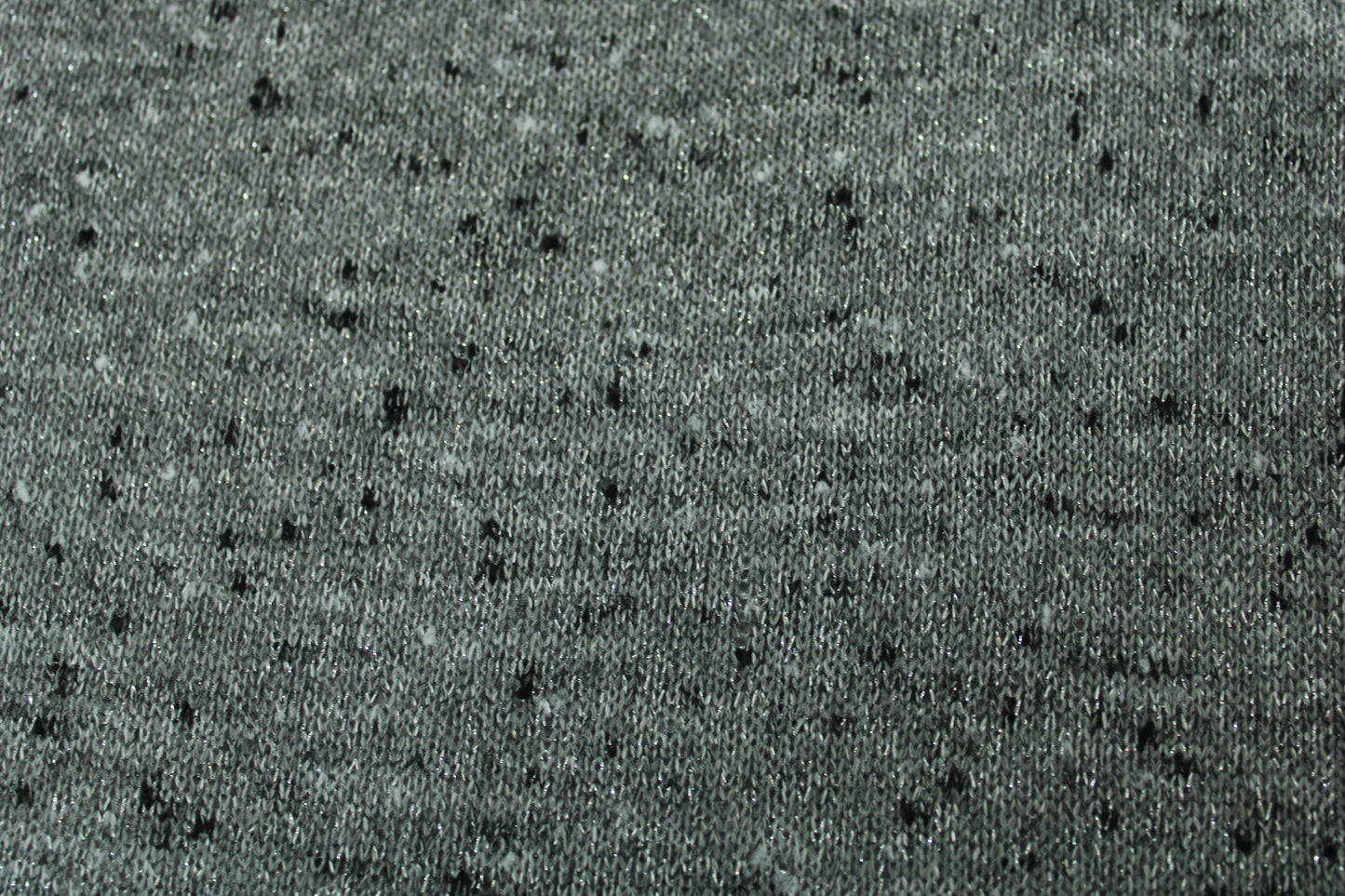 Tissu maille moucheté - gris et argent - photo 4/4 | So Tissus