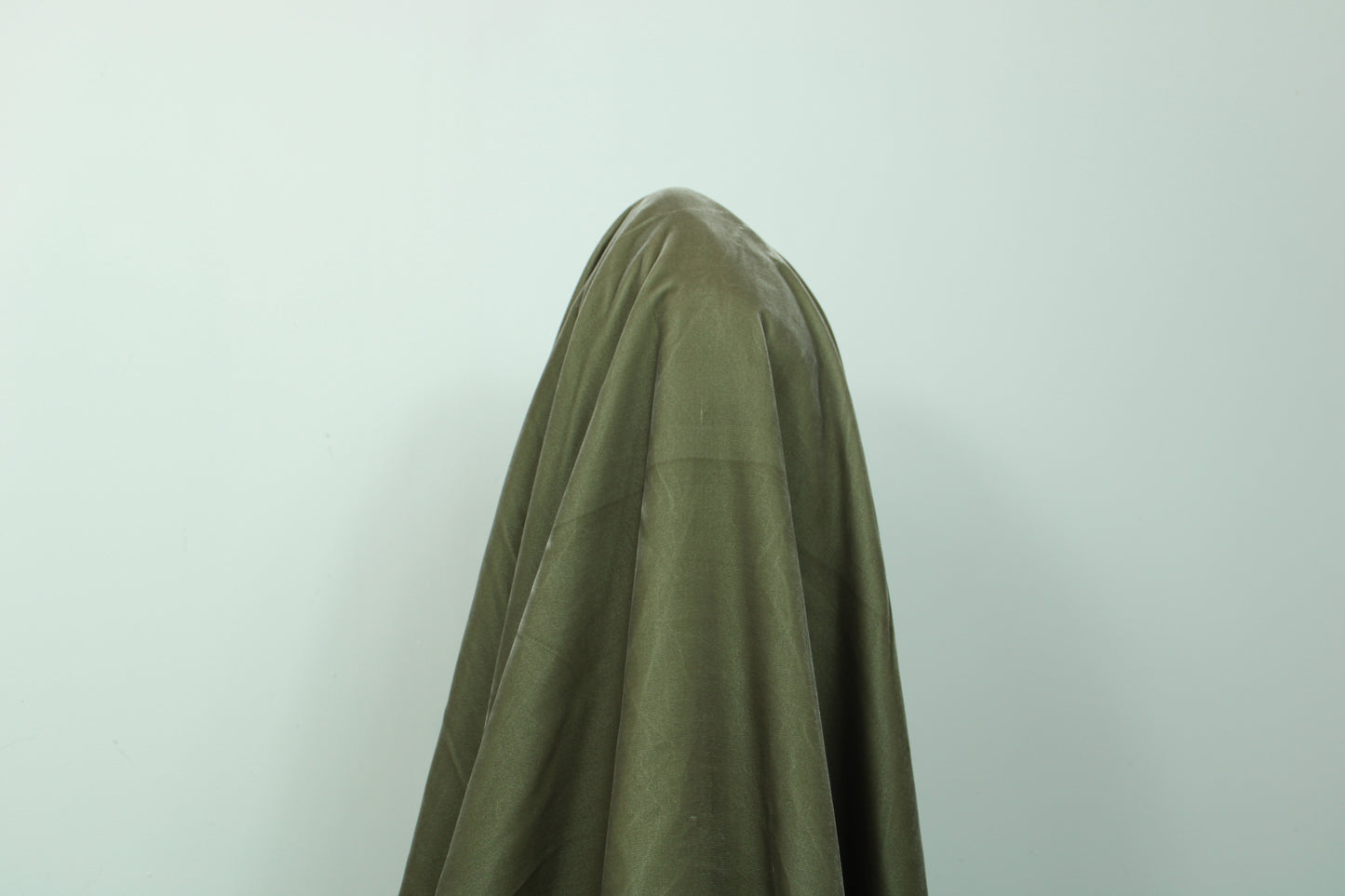 Tissu velours lisse - gris vert - photo 3/3 | So Tissus