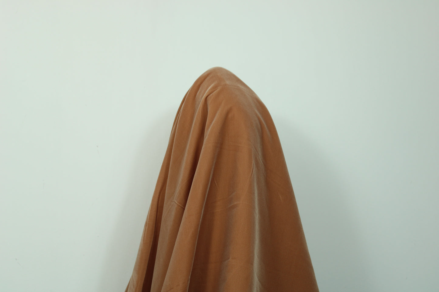 Tissu velours lisse - terracotta clair - photo 3/3 | So Tissus