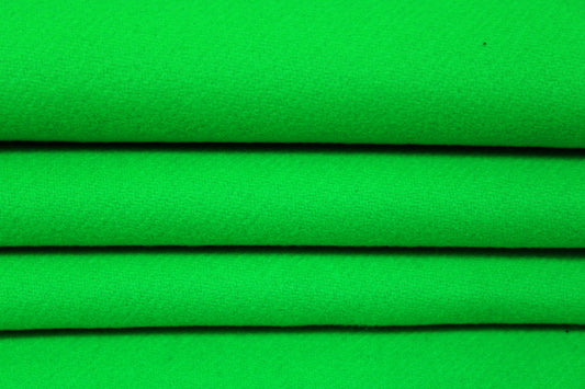 Tissu drap de laine et cachemire - vert pomme fluo - photo 2/3 | So Tissus