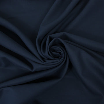 Tissu toile de coton - bleu marine