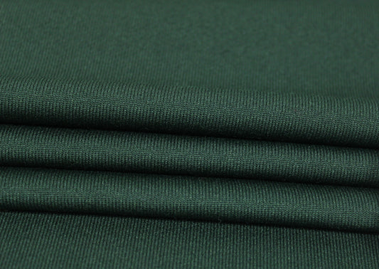 Tissu molleton french terry - vert hooker - photo 2/3 | So Tissus