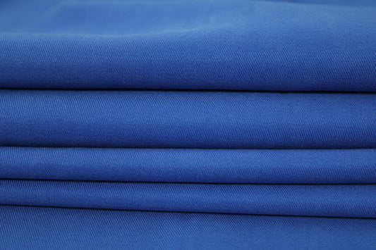 Tissu toile cupro - bleu roi - photo 2/3 | So Tissus