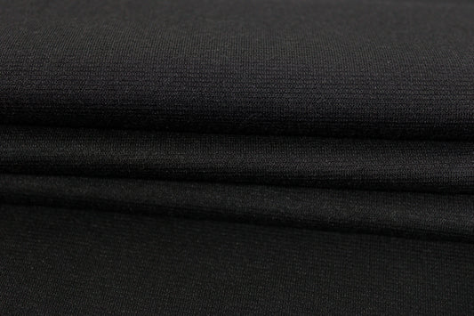 Tissu milano - noir - photo 2/3 | So Tissus