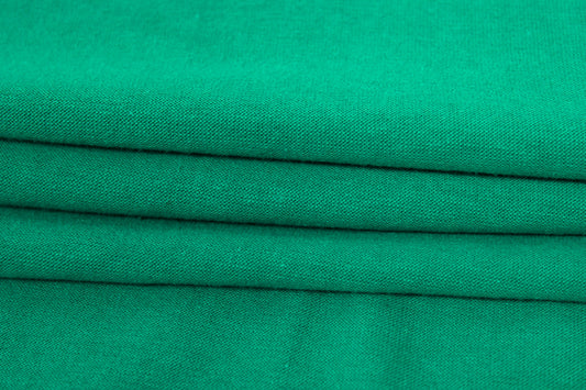 Tissu jersey coton - vert poireau - photo 2/3 | So Tissus