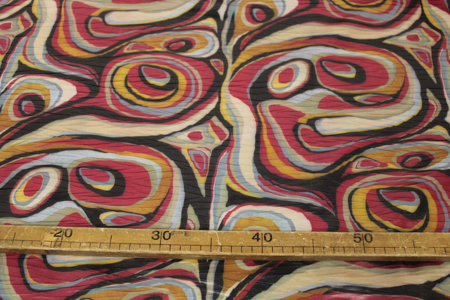 Tissu plissé - imprimé ethnique - multicolore - photo 5/5 | So Tissus