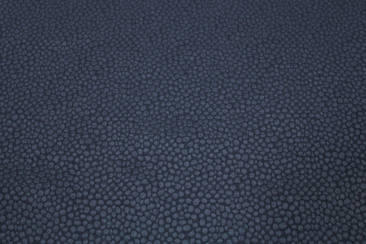Tissu crêpe gaufré tacheté - bleu marine - photo 2/4 | So Tissus