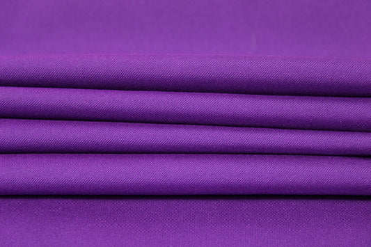 Tissu taffeta de soie - violet - photo 2/3 | So Tissus