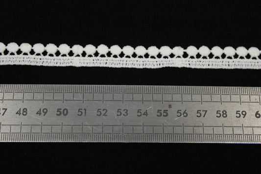 Galon - guipure blanc - motif circulaire - photo 2/4 | So Tissus