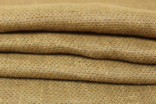 Tissu lin - marron beige et cuivre - photo 2/3 | So Tissus