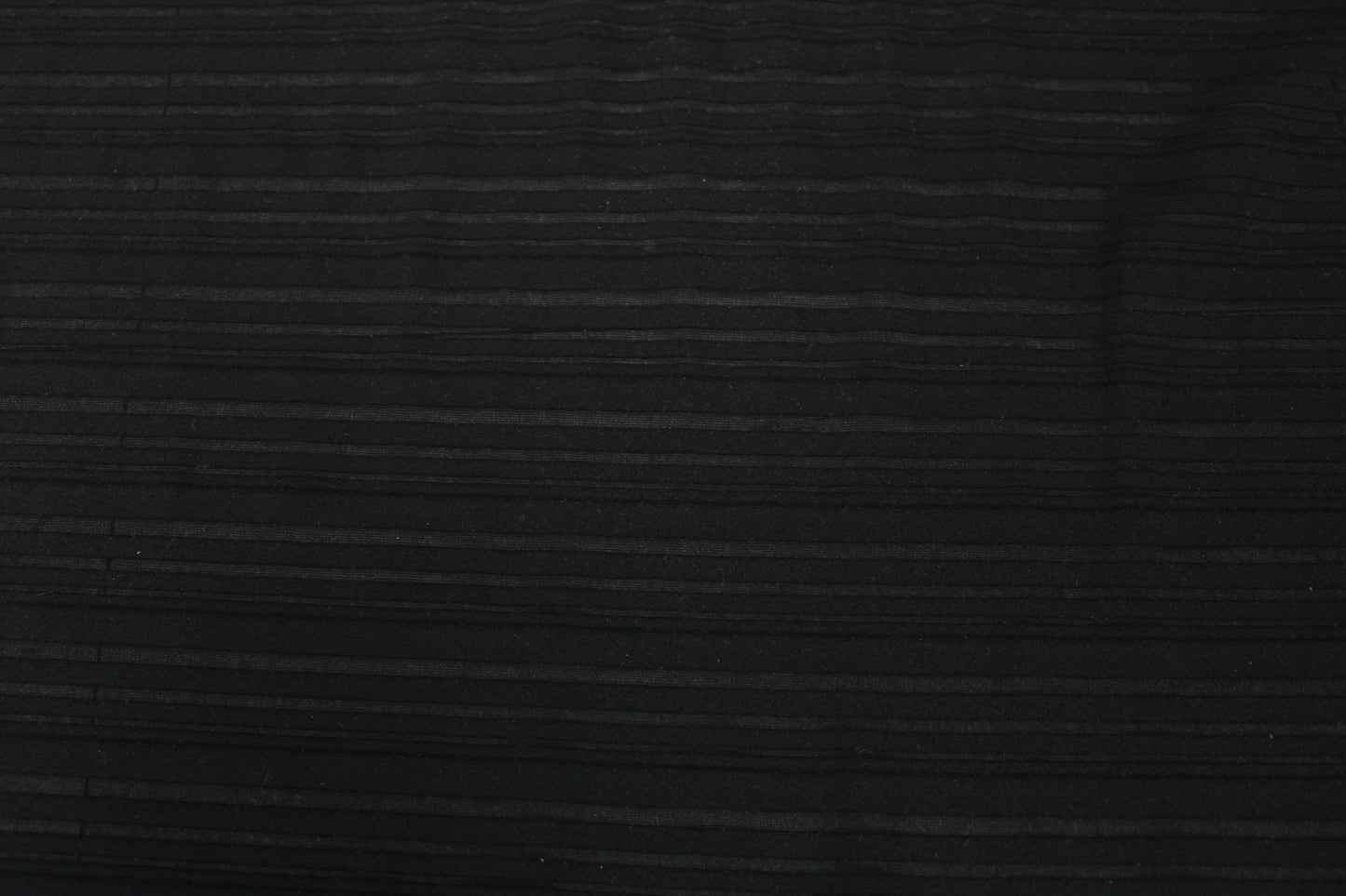 Tissu maille dévorée - à rayures - noir - photo 4/4 | So Tissus