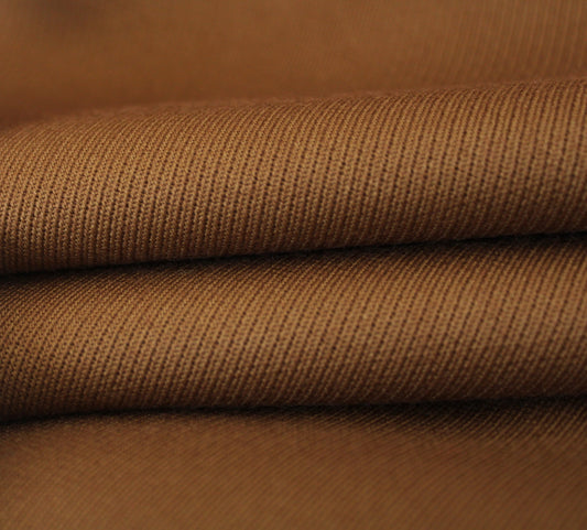 Tissu twill de laine - brun - photo 2/3 | So Tissus