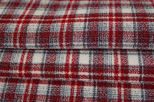 Tissu crêpe de laine - à carreaux - photo 2/4 | So Tissus