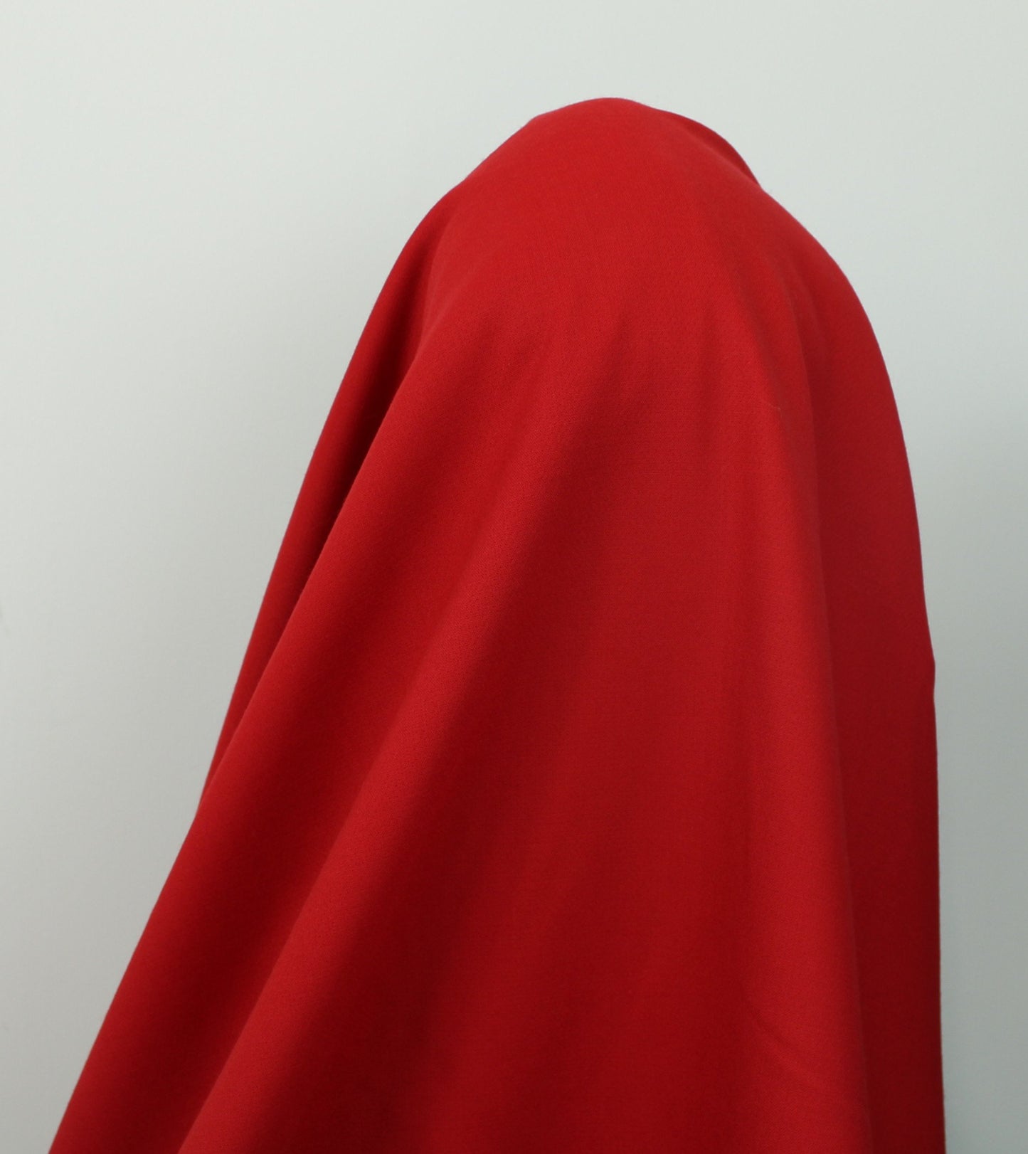 Tissu crêpe de laine - rouge - photo 3/3 | So Tissus