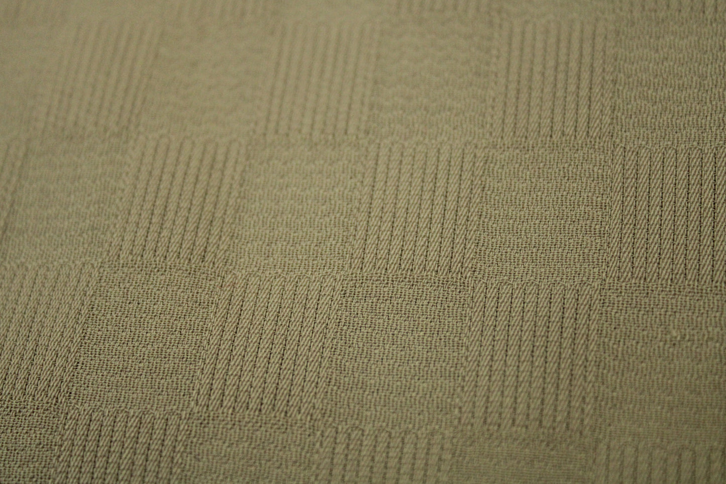 Tissu crêpe de laine - à carreaux ton sur ton - sable - photo 5/5 | So Tissus