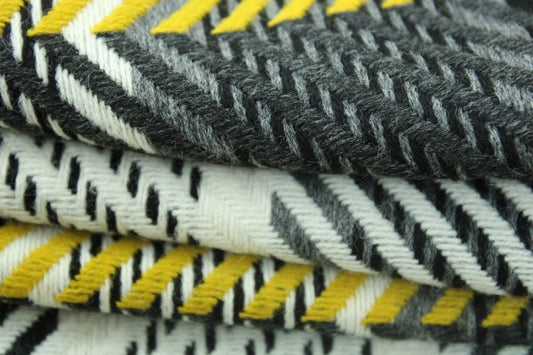 Tissu tweed - motif géométrique - photo 2/5 | So Tissus