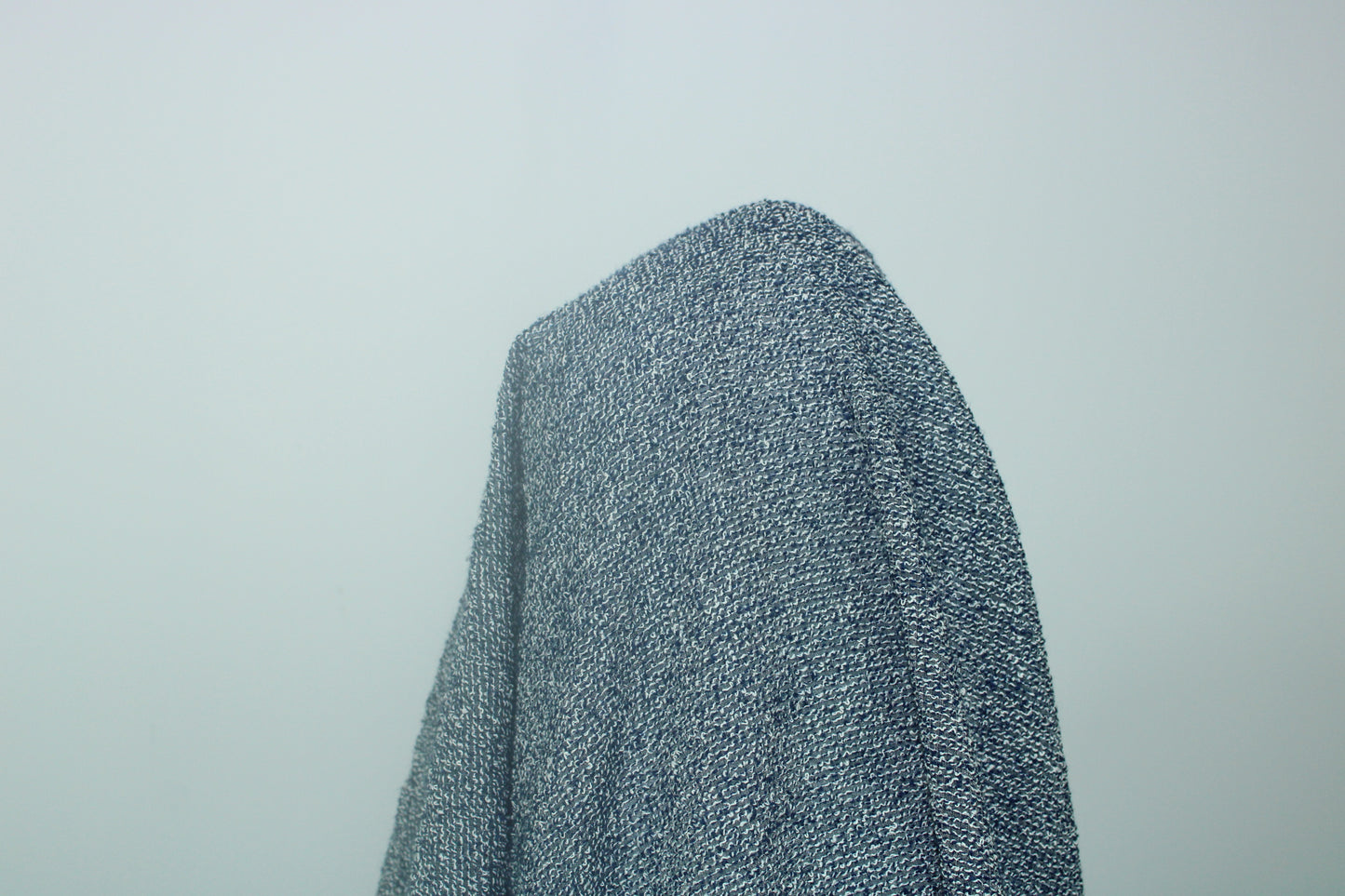 Tissu tweed coton et viscose - ton gris bleu - photo 3/3 | So Tissus