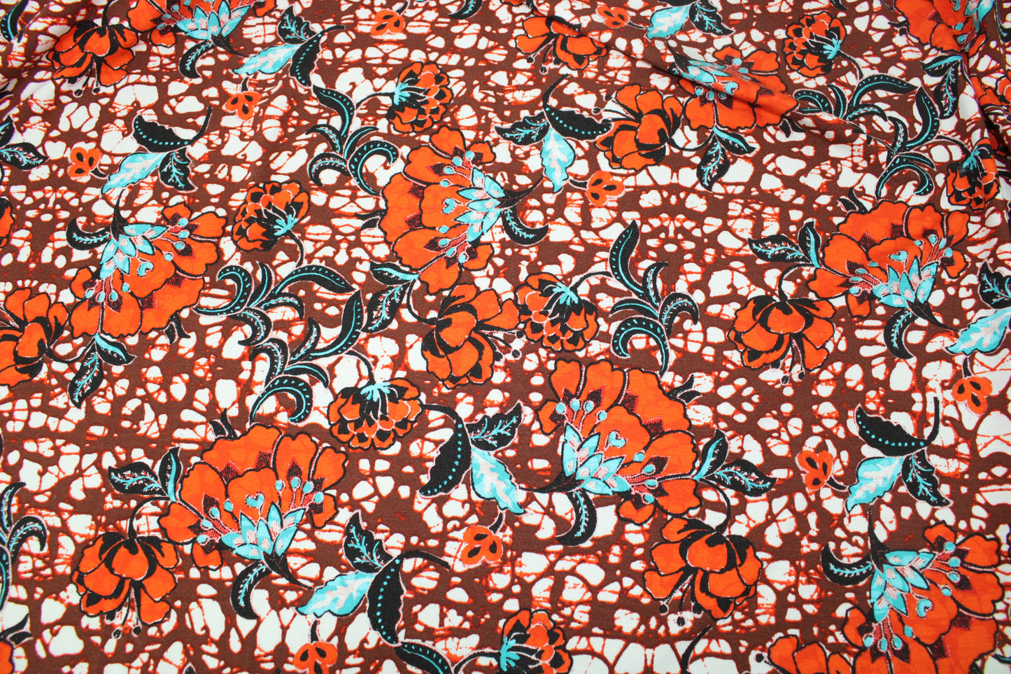 Tissu maille jersey viscose - imprimé grosses fleurs - photo 5/5 | So Tissus