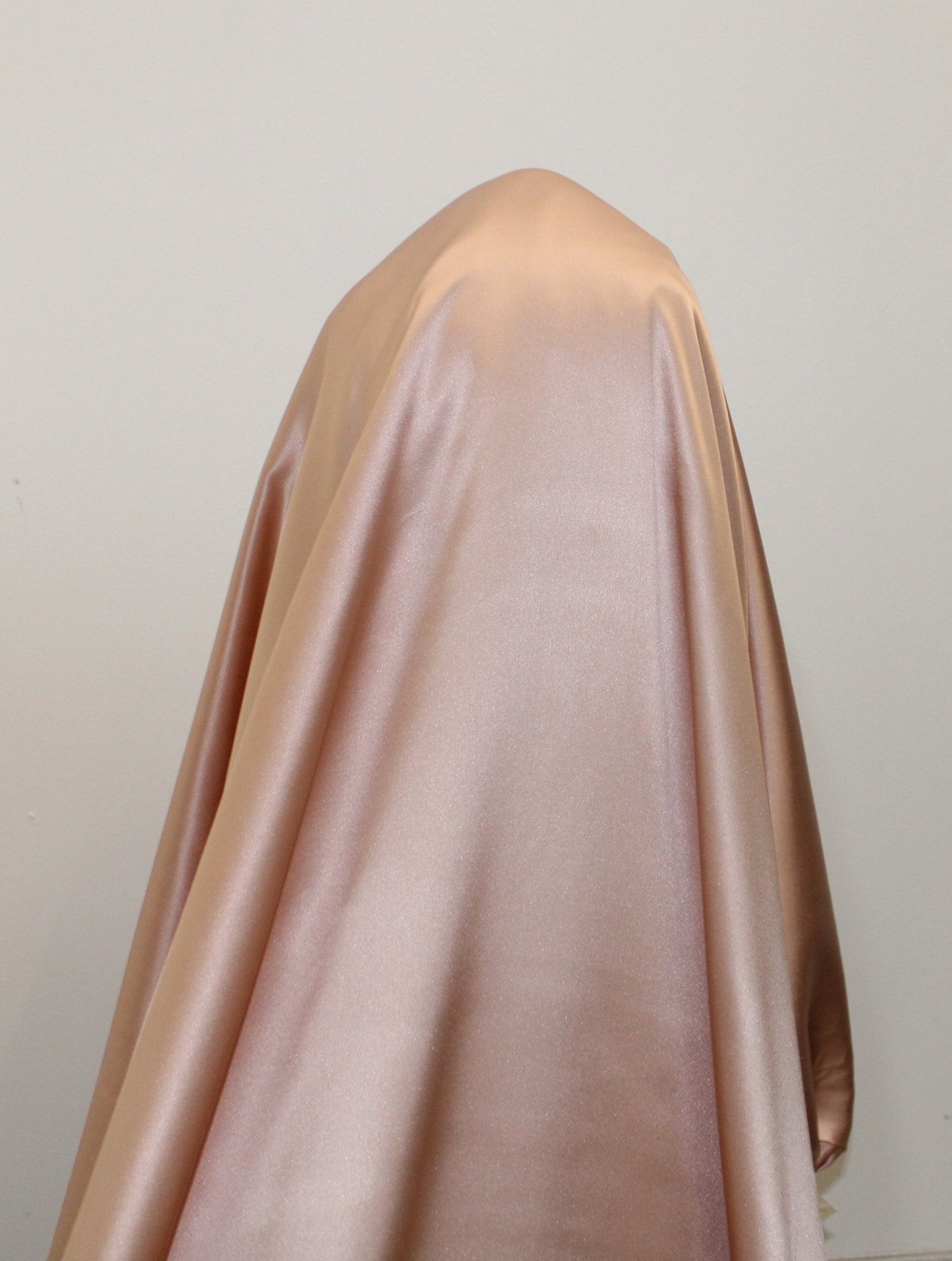 Tissu satin de soie 100% - nude - photo 3/3 | So Tissus
