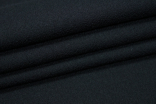 Tissu crêpe texturé - noir - photo 2/3 | So Tissus