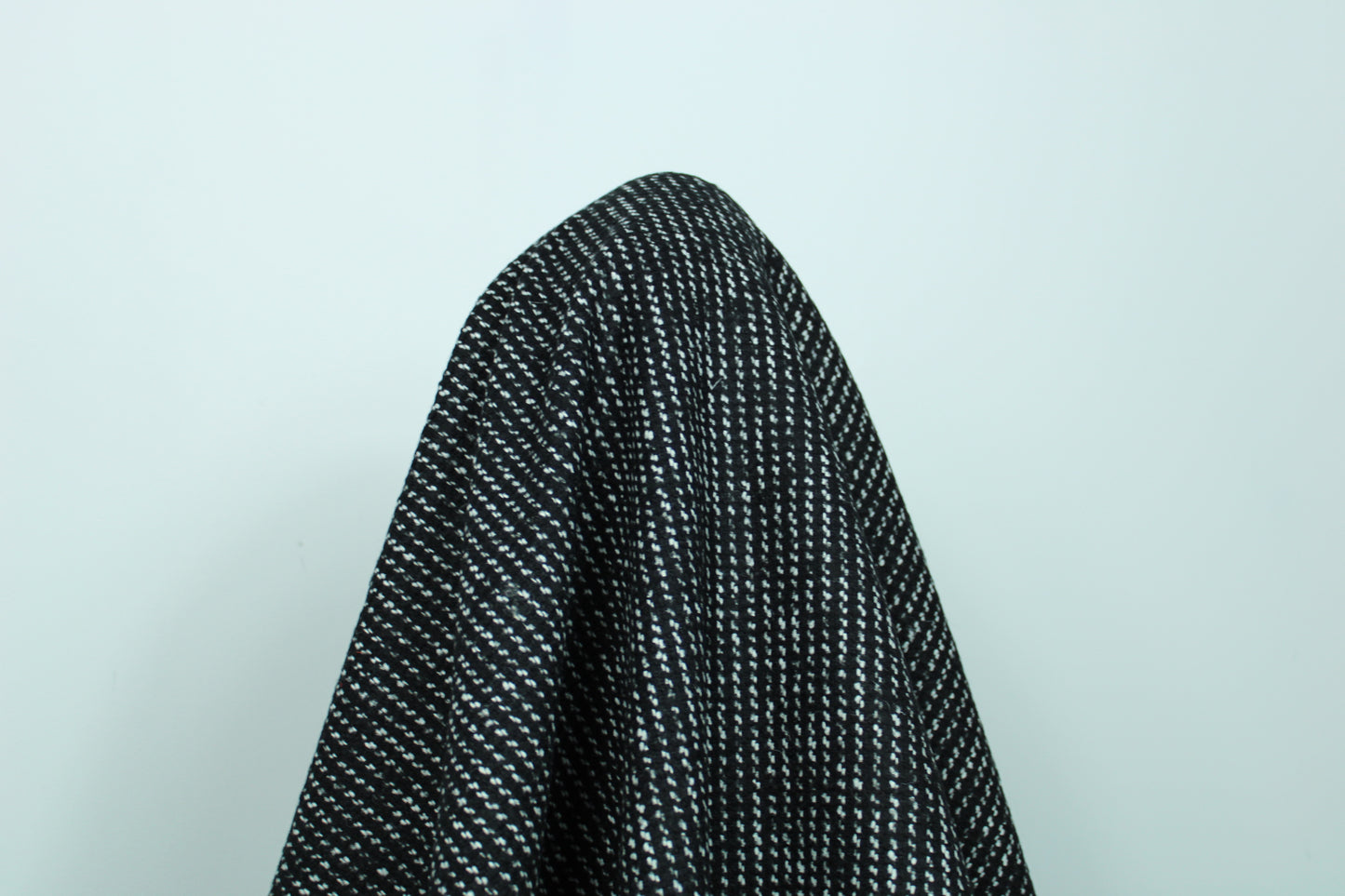Tissu tweed de laine - noir et blanc - photo 3/3 | So Tissus