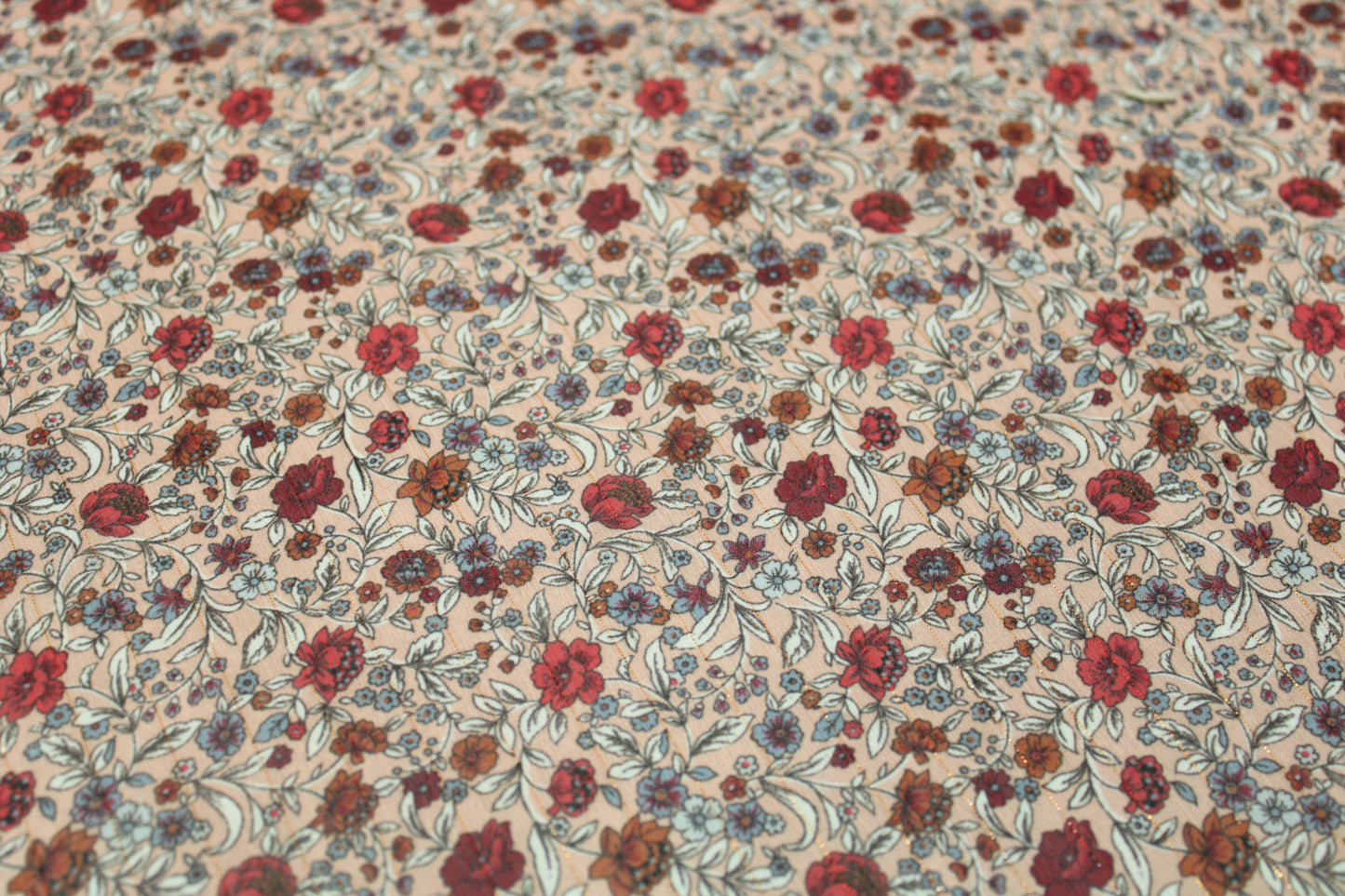 Tissu mousseline - imprimé fleuri - photo 5/5 | So Tissus