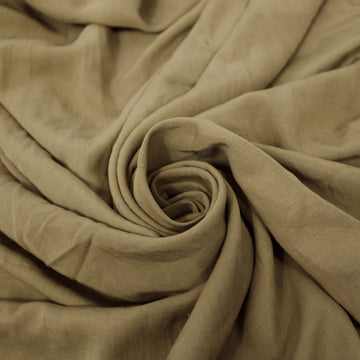 Tissu tencel - couleur châtaigne