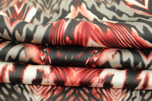 Tissu satin - imprimé tacheté - photo 2/5 | So Tissus