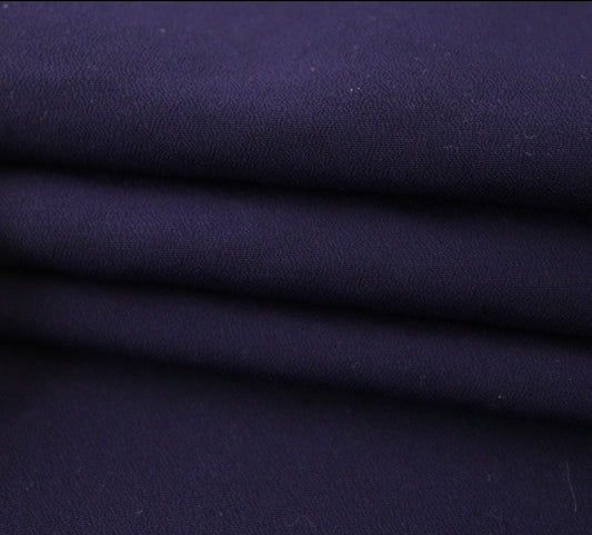 Tissu crêpe de chine - violet foncé - photo 2/3 | So Tissus