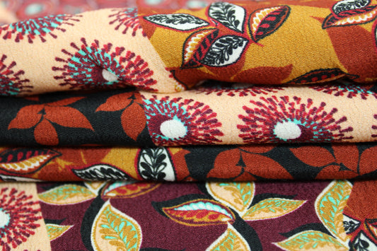 Tissu crêpe viscose - imprimé patchwork - photo 2/5 | So Tissus