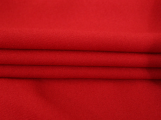 Tissu crêpe - rouge - photo 2/3 | So Tissus