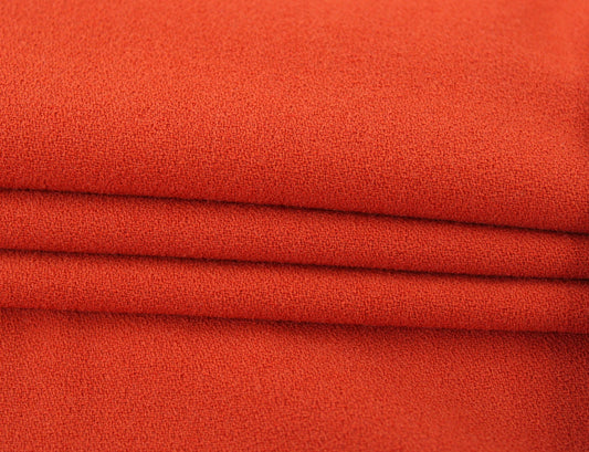 Tissu crêpe - rouille - photo 2/3 | So Tissus