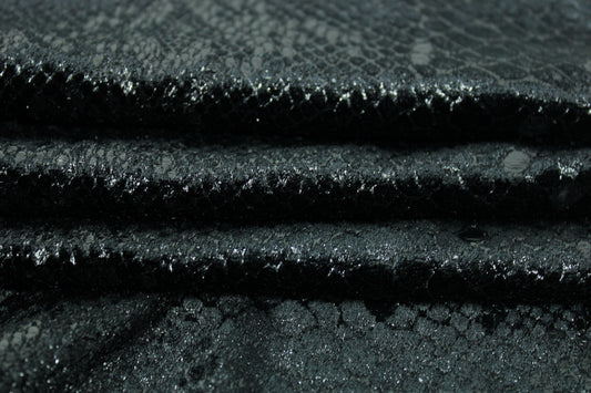Tissu velours de soie irisé - imprimé reptile - photo 2/5 | So Tissus