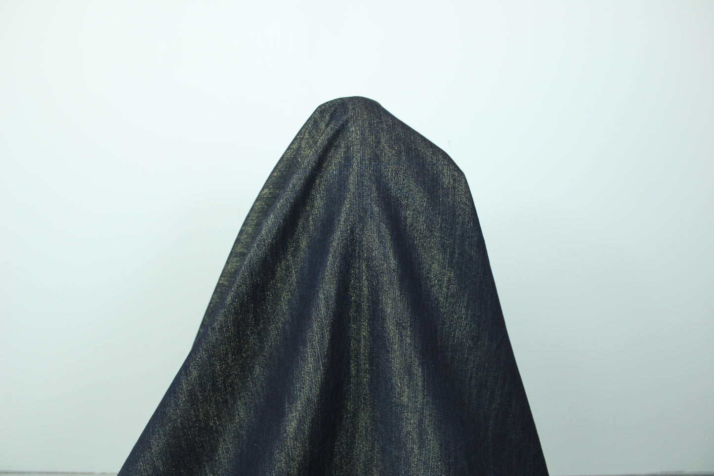 Tissu toile japonaise - denim - gris foncé et doré - photo 3/3 | So Tissus