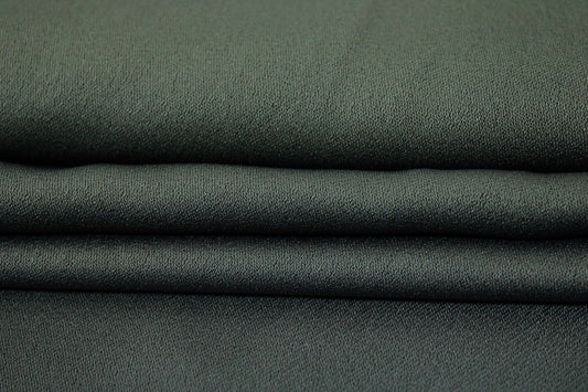 Tissu crêpe envers satin - gris foncé - photo 2/3 | So Tissus