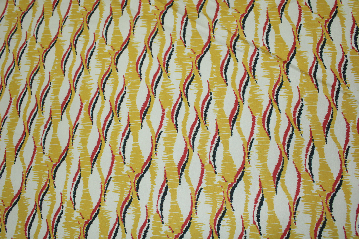Tissu popeline coton - imprimé ondulé - photo 5/5 | So Tissus