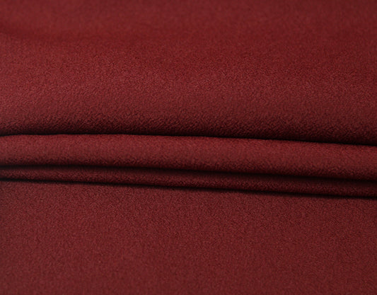 Tissu crêpe - rouge bourgogne - photo 2/3 | So Tissus