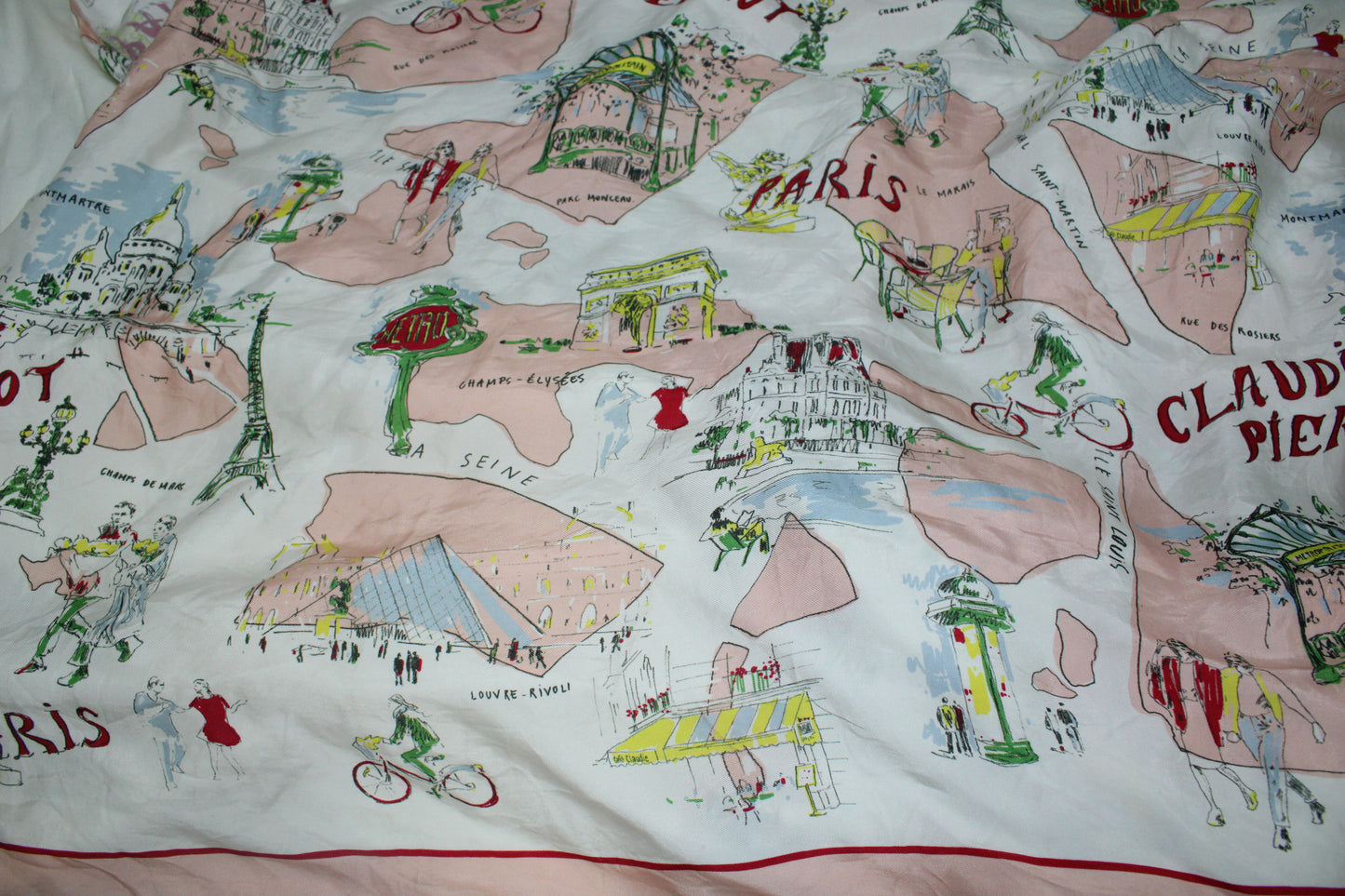 Coupon de 2.5 mètre - Twill viscose imprimé paris - photo 4/4 | So Tissus