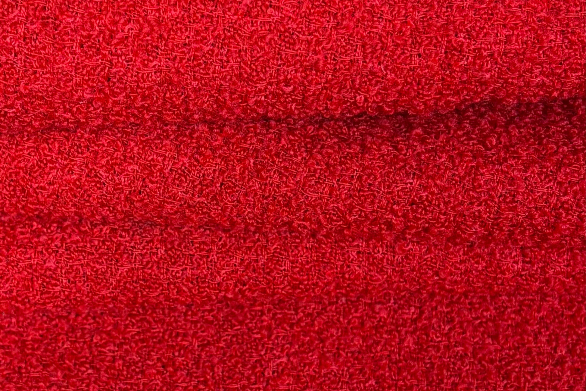 Tissu tweed de laine - rouge - photo 2/4 | So Tissus