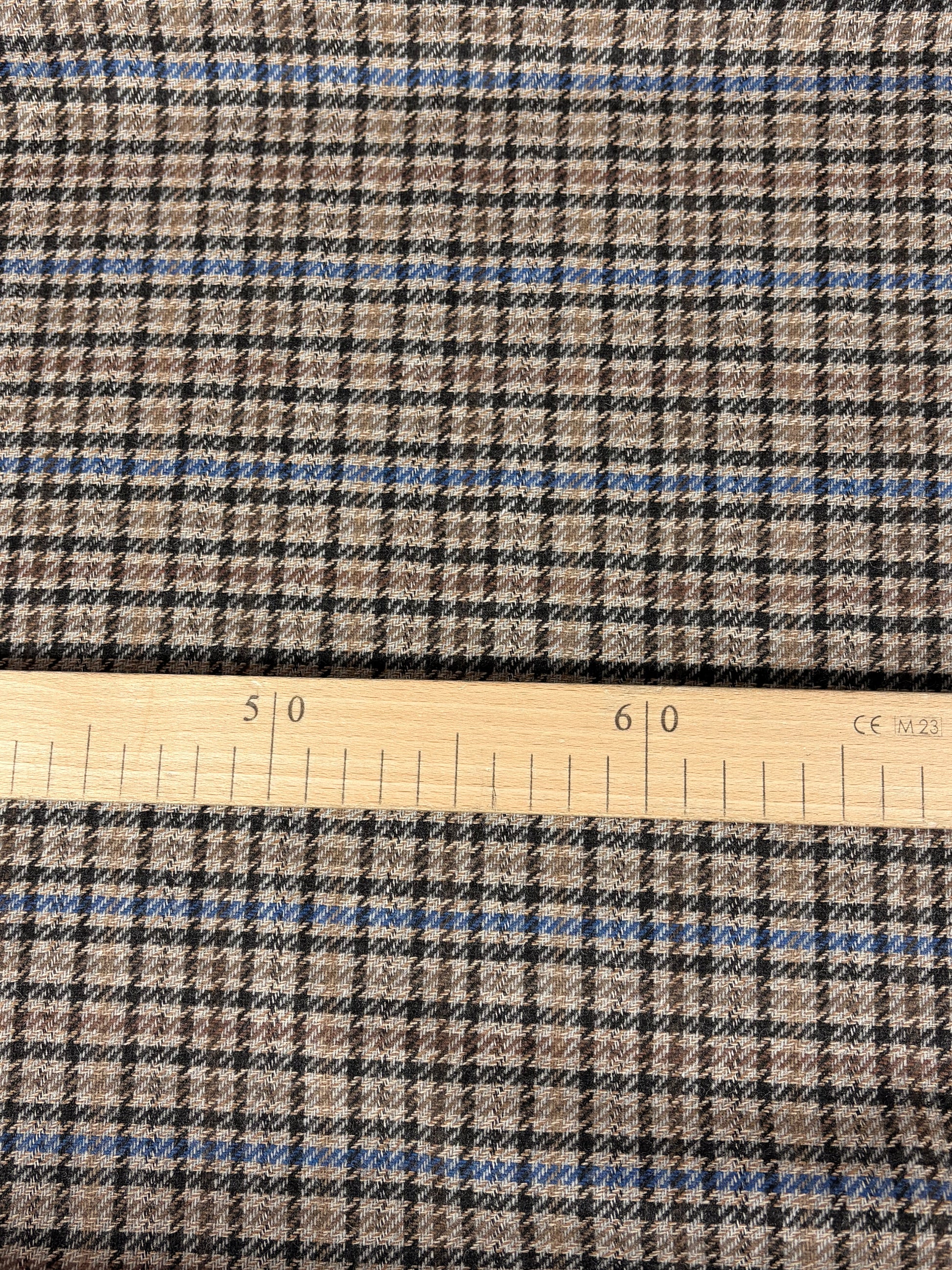 Tissu flanelle de laine - à carreaux - ton beige - photo 5/5 | So Tissus