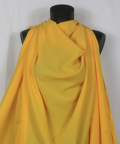 Tissu crêpe de chine - jaune - photo 3/4 | So Tissus