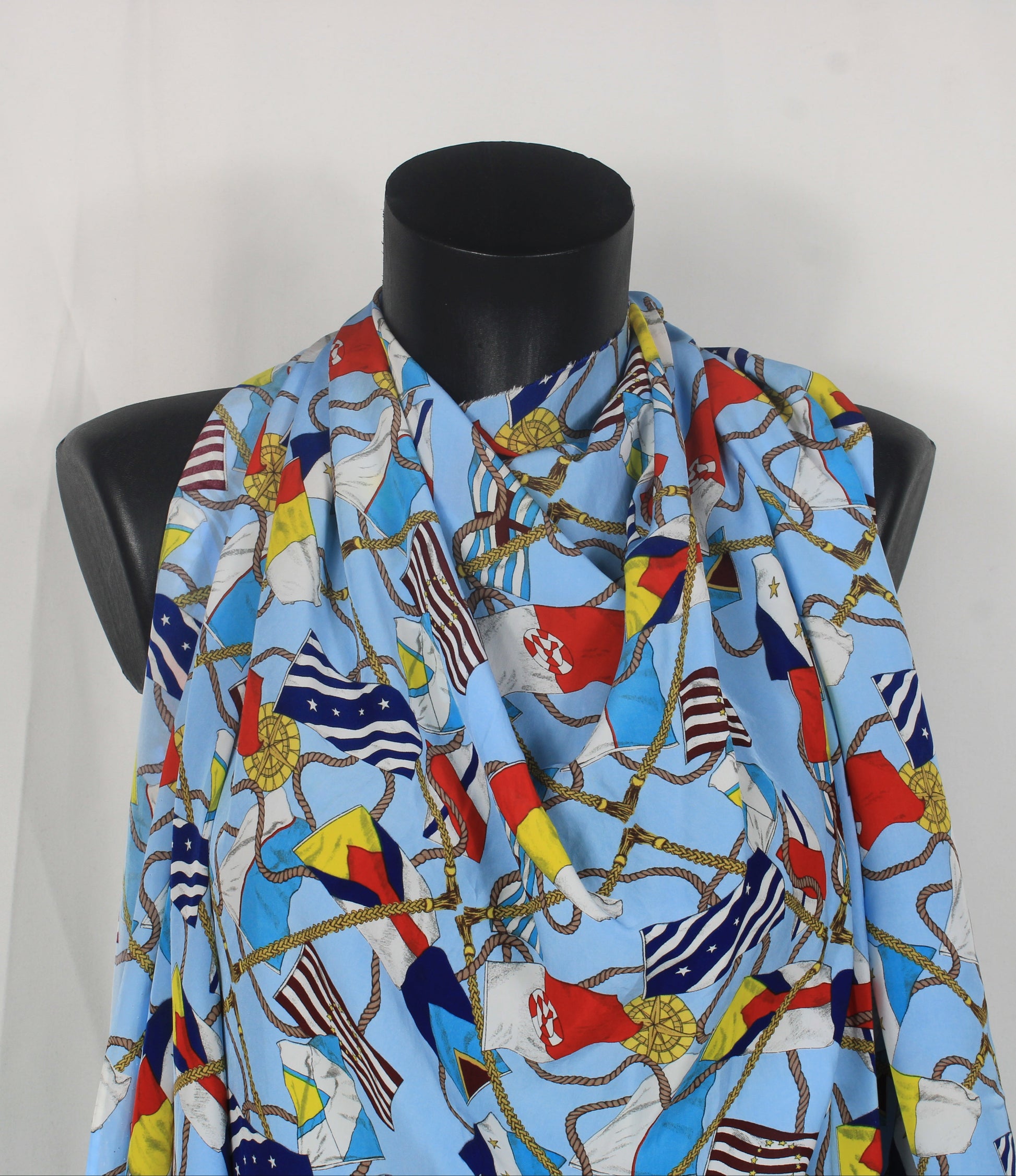 Tissu viscose - imprimé drapeau - multicolore - photo 4/5 | So Tissus