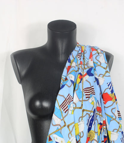 Tissu viscose - imprimé drapeau - multicolore - photo 5/5 | So Tissus