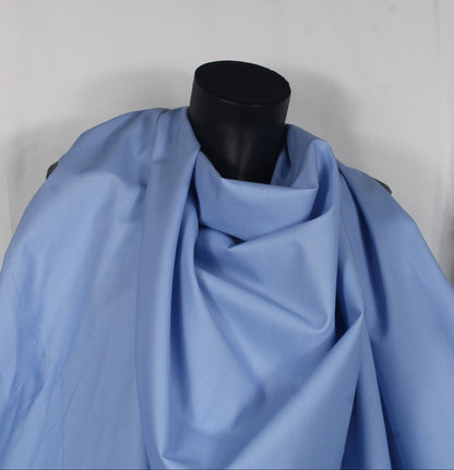 Tissu toile coton - bleu ciel - photo 3/4 | So Tissus